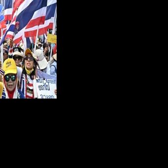 Anti-government protesters demand Thai Prime Minister Paetongtarn Shinawatra resign over a leaked phone call