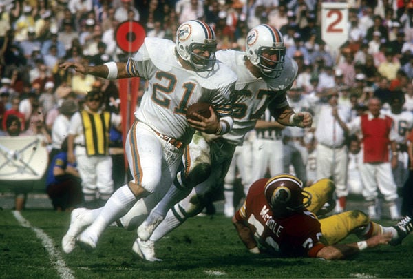 Jim Kiick Larry Csonka Mercury Morris MIAMI DOLPHINS Photo 