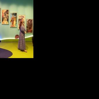 Art pieces from 'Ponyo' form part of the exhibit about the Studio Ghibli animated masterpiece in Los Angeles