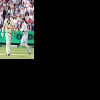 Australia's Travis Head leaves the field after being dismissed by England's Gus Atkinson during fourth Ashes Test