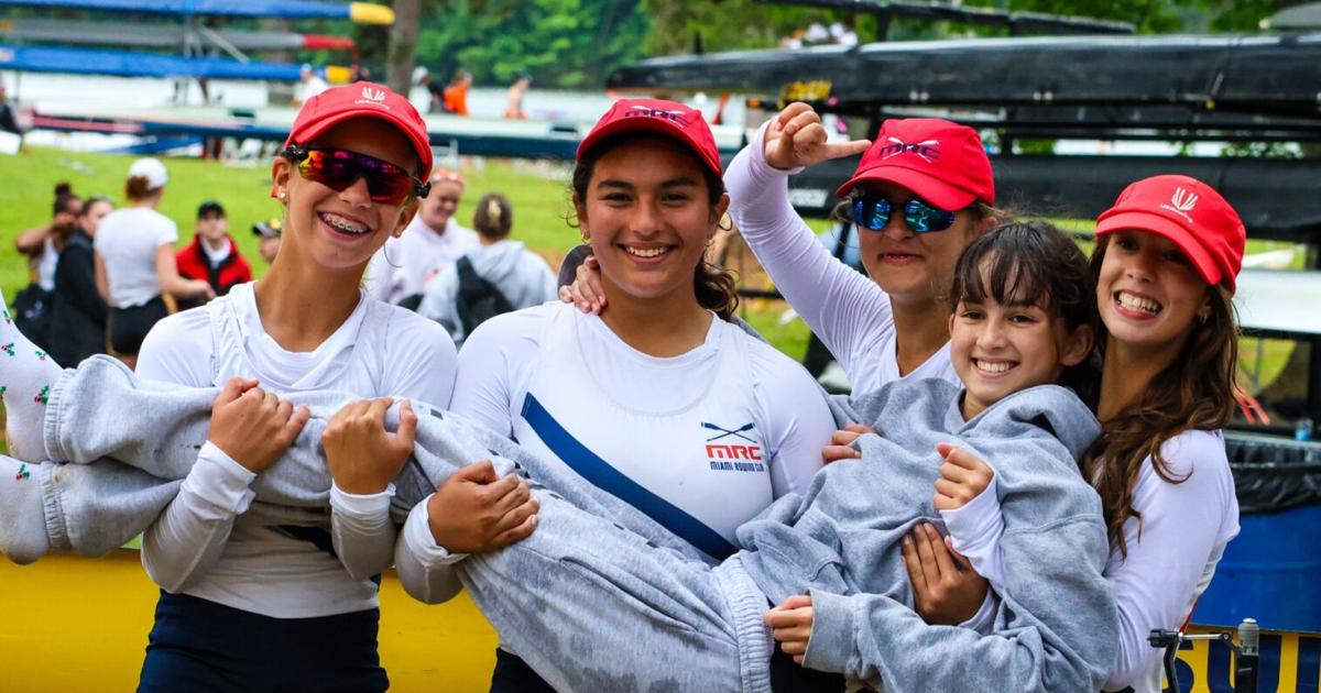 MAST students help bring home rowing title