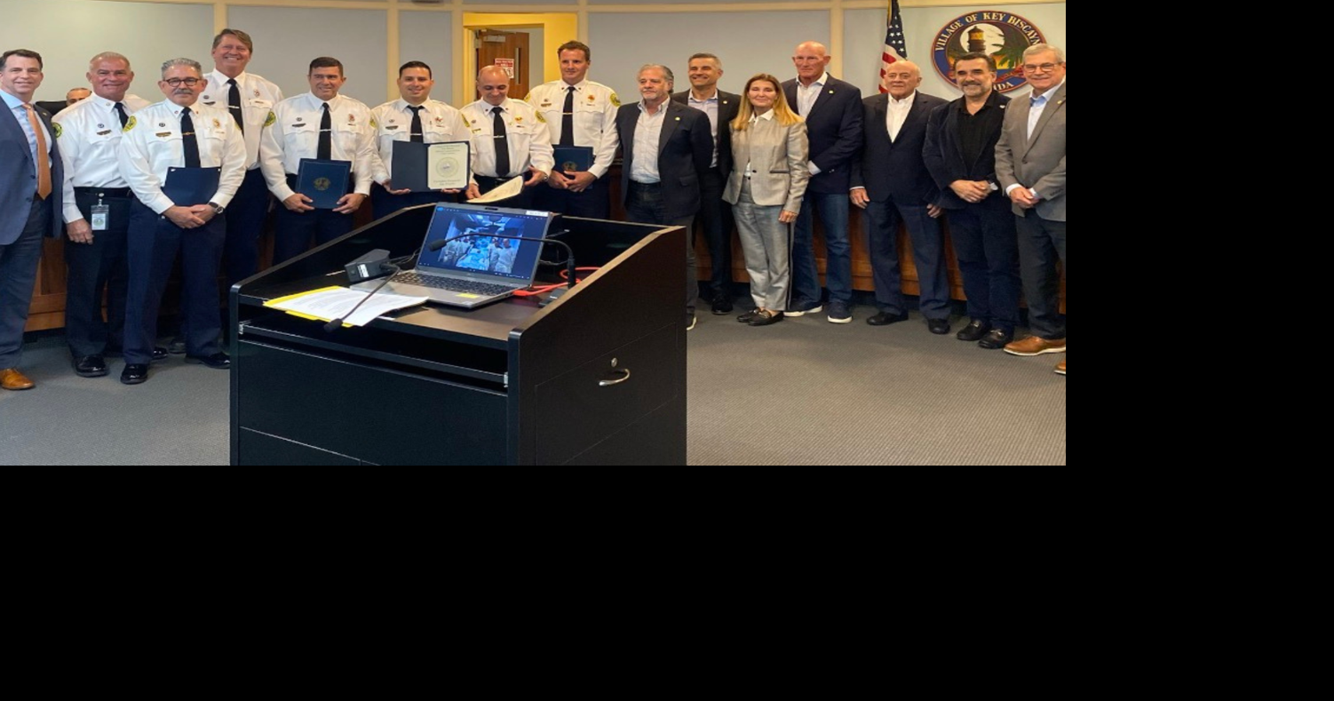 Eight KB Fire Rescue members honored for life-saving response | Key ...