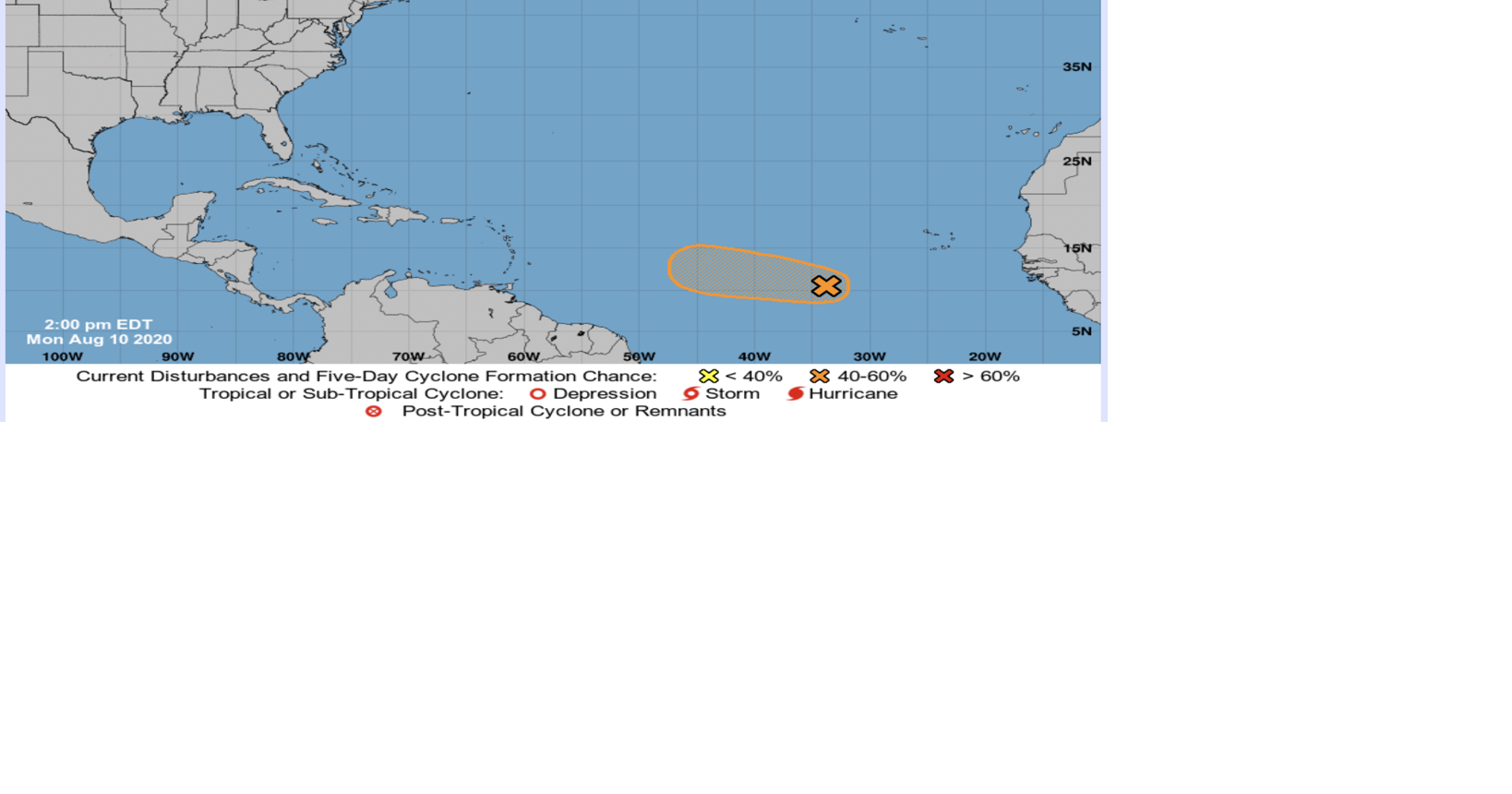 Tropical wave in the Atlantic may develop. Could become Tropical ...