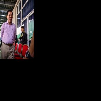 Military chief Min Aung Hlaing visits a polling station during the third and final phase of Myanmar's general election in Mandalay on January 25. The decision by the top brass to cloak its command in civilian dress means ceding some of the junta…