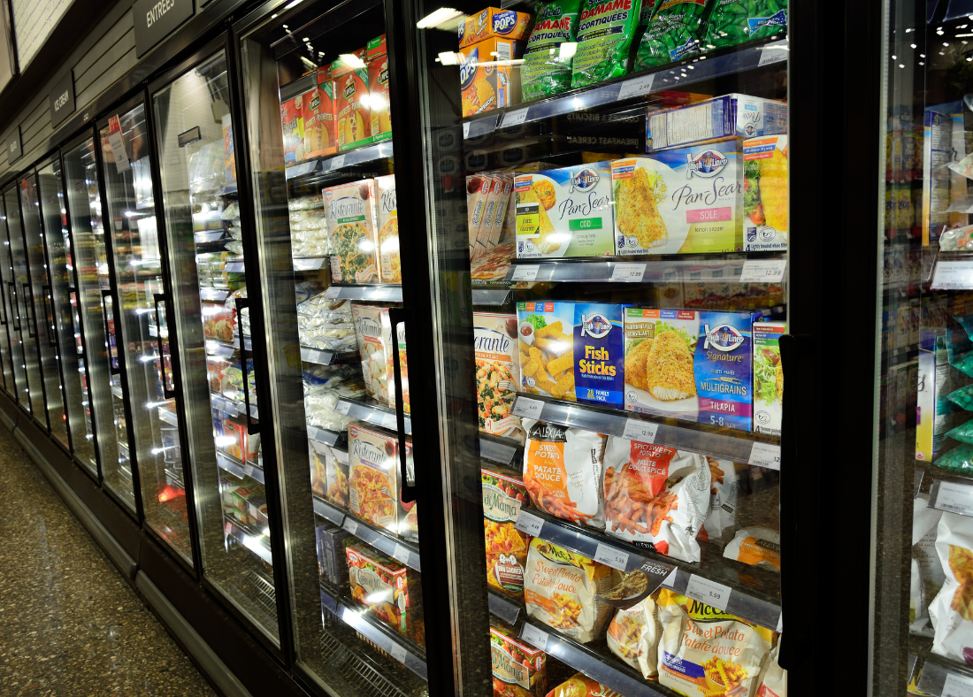 Frozen food grocery sales vs. critical cold storage supply chains