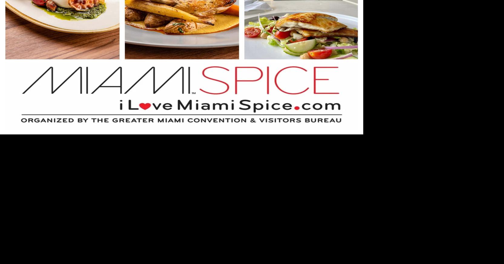 Three island favorites participating in 2022 Miami Spice, featuring