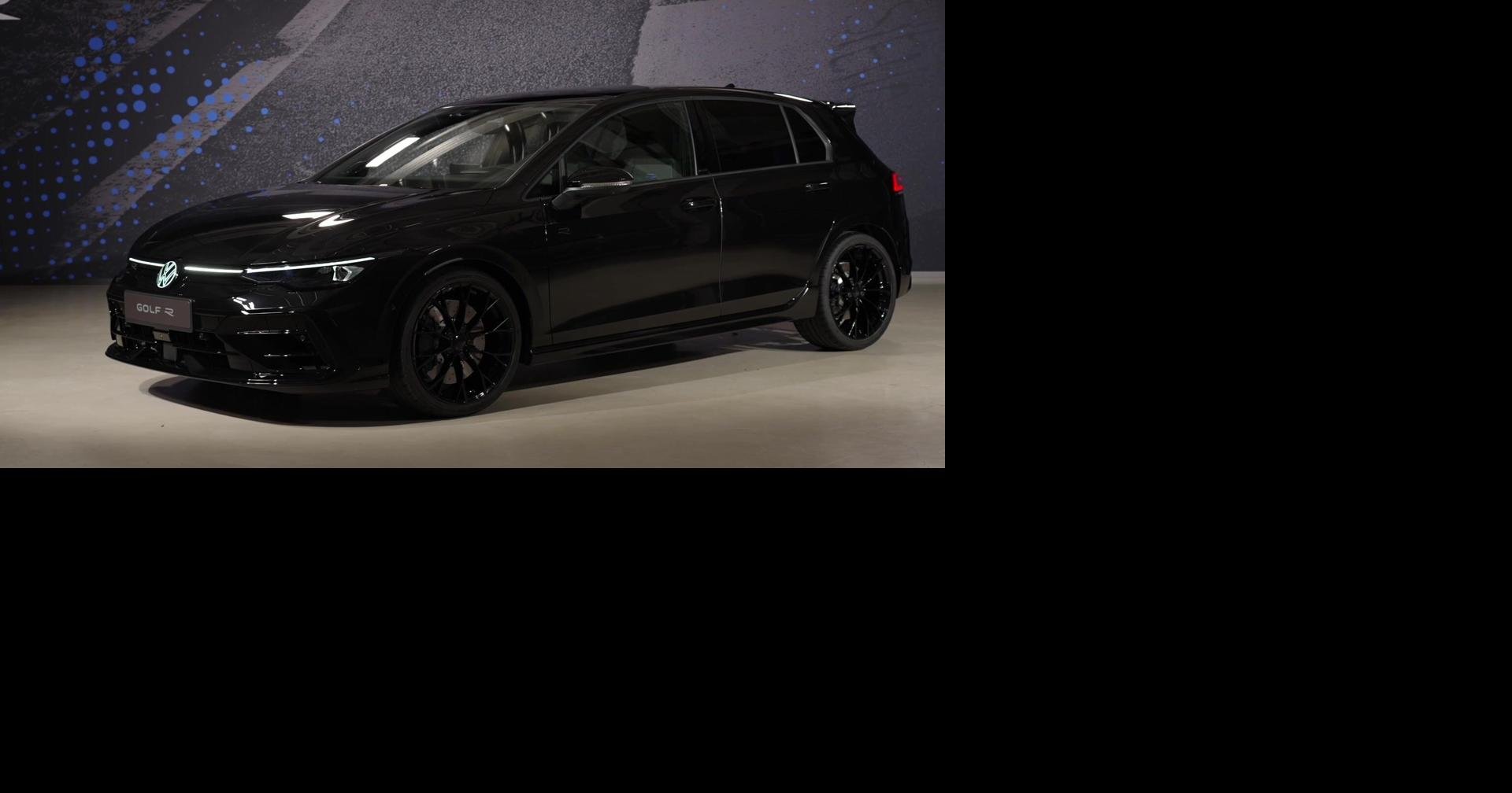 Volkswagen Golf R Black Edition Design Preview in Studio