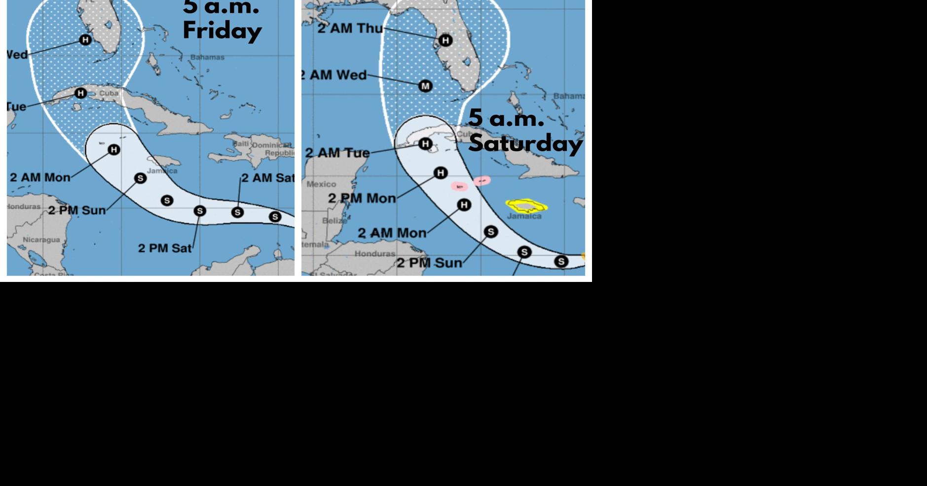 Ian expected to impact Florida as a major hurricane as track shifts ...