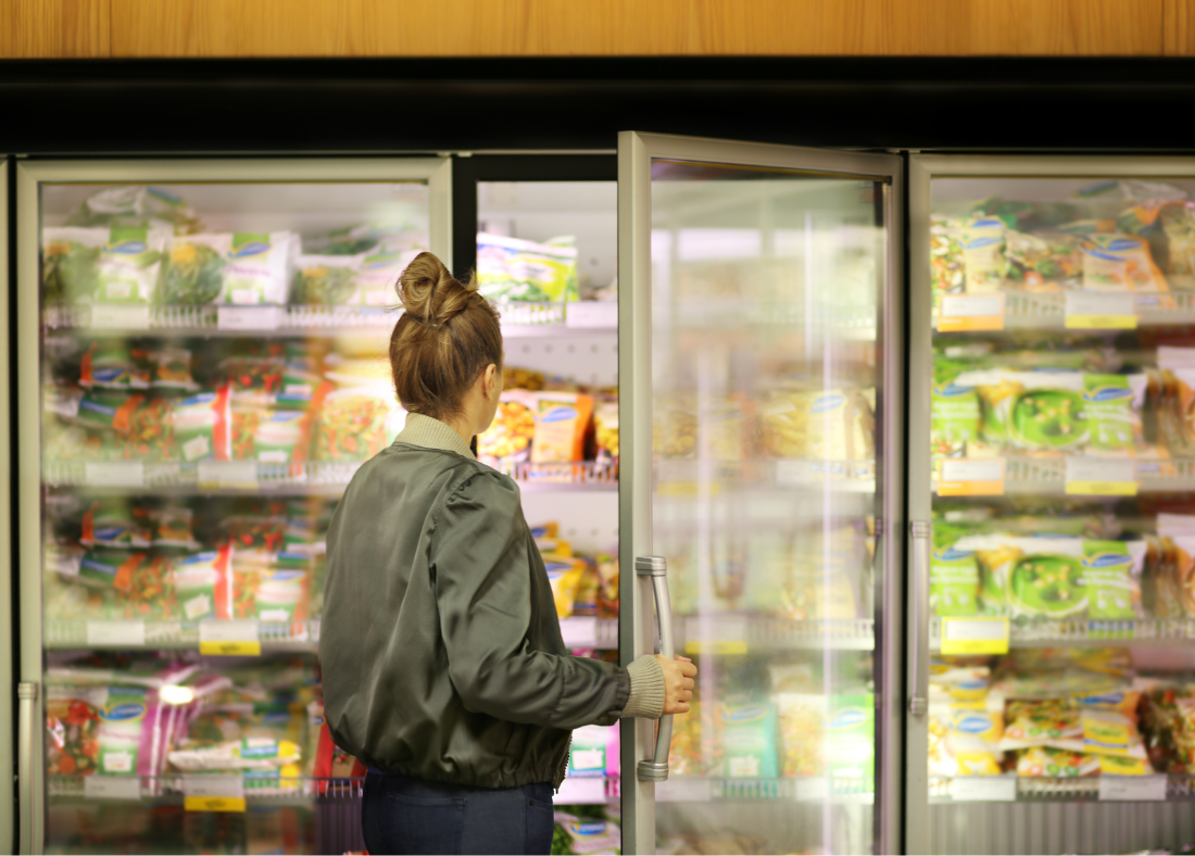 Frozen food grocery sales vs. critical cold storage supply chains