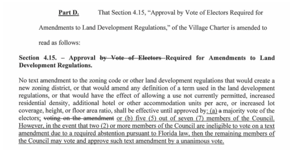 Former mayor outlines reasons for voting against Charter Amendment that