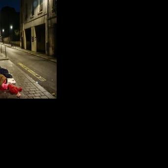 An estimated 350,000 people don't have a permanent home in France, one charity says