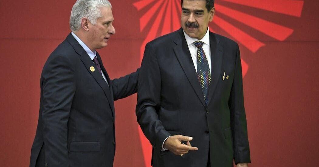'After you, President Maduro?' A worrying phrase for Cuba's President Miguel Diaz-Canel.