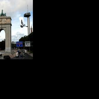 Madrid's imposing Victory Arch was built in the 1950s to celebrate the victory of General Frencisco Franco's forces in Spain's 1936-1939 civil war