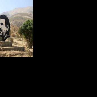Portraits of jailed leader of the Kurdistan Workers' Party (PKK) Abdullah Ocalan are ubiquitous in the group's bases in northern Iraq's Qandil mountains