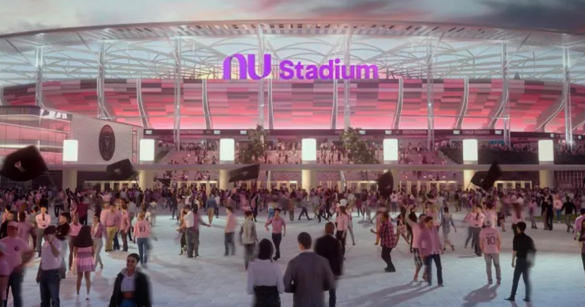 A punto de inaugurarse, el estadio de Inter Miami recibe el nombre Nu Stadium tras alianza con el banco digital