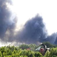 Fire has destroyed the main stage of the Tomorrowland electronic music festival in Belgian town of Boom two days before it was due to start