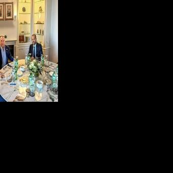 From left: Trump's son-in-law Jared Kushner, US special envoy Steve Witkoff an Oman's Foreign Minister Badr Albusaidi in Geneva