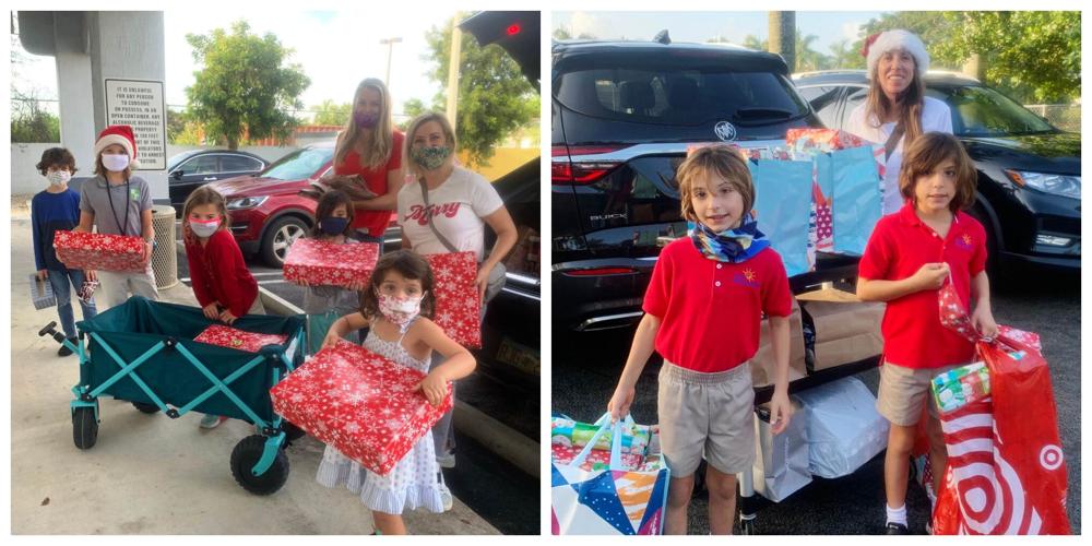 Key Biscayne music students and their parents share the joy of Christmas with others this season