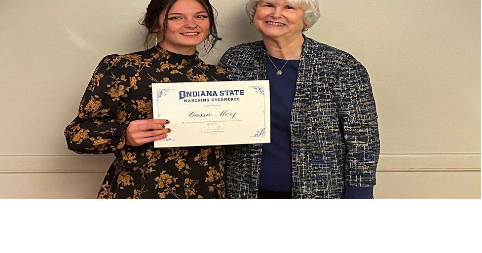 Gayla Finley’s Outstanding Color Guard Award Indiana Statesman