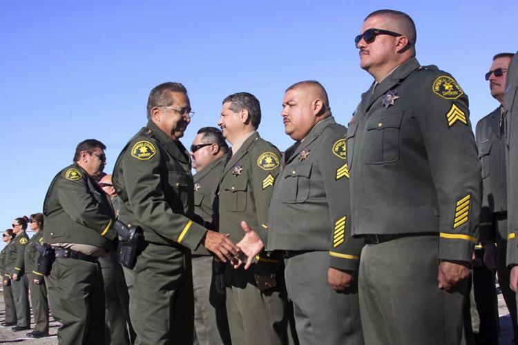 Sheriff looks back and forward during annual inspection