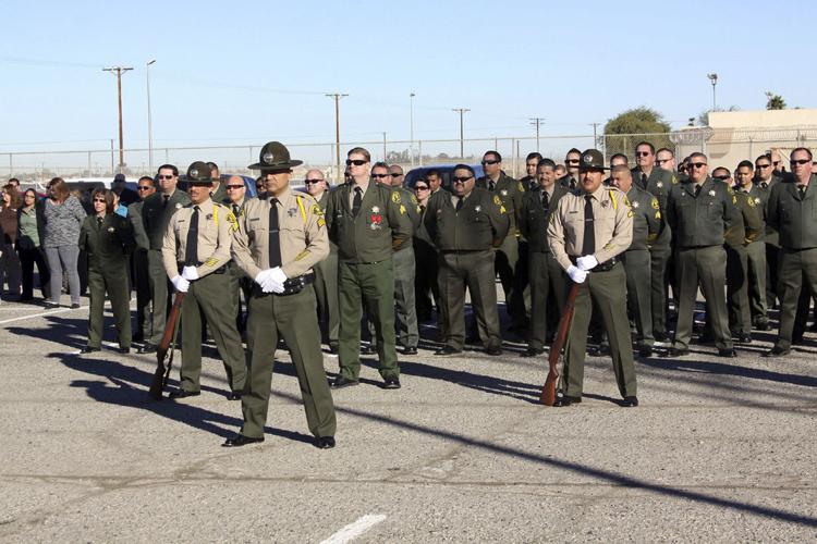 Sheriff looks back and forward during annual inspection