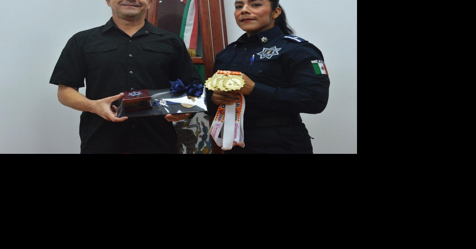 MEXICALI BRIEFS: Mexicali Police Chief commends officer who earned four Gold Medals at Latin American Games