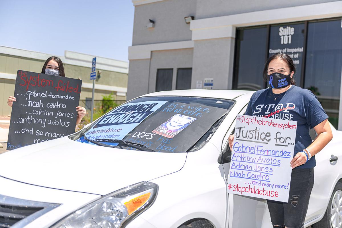 Peaceful protest against child abuse