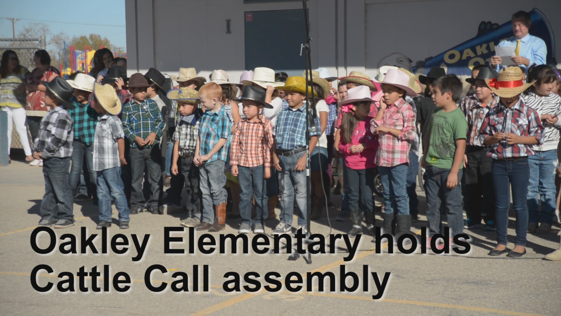 VIDEO: J. W. Oakley Elementary School holds annual Cattle Call Assembly |  Cattle Call 