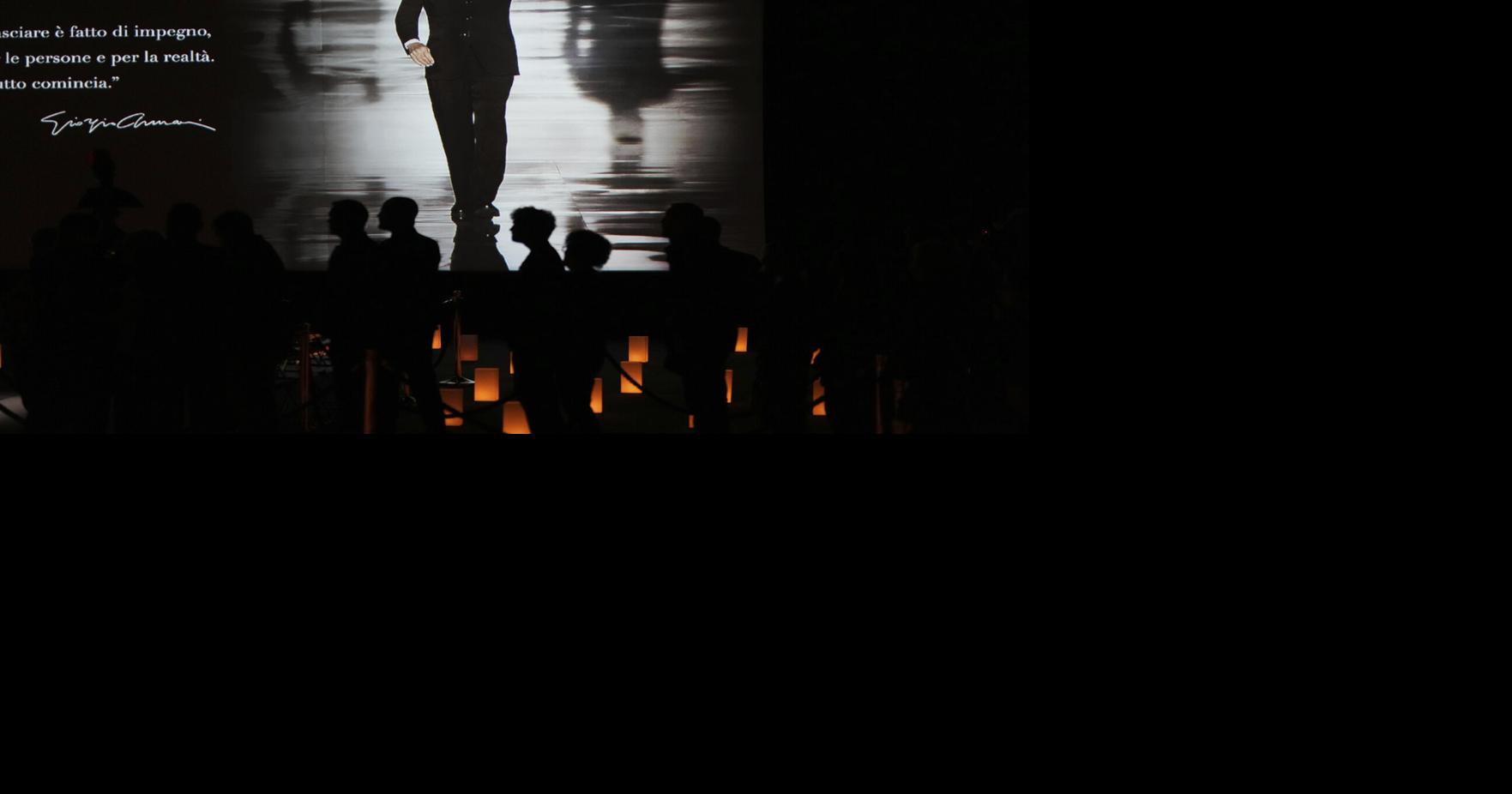 Italian fashion, political and sports figures among thousands bidding farewell to Giorgio Armani