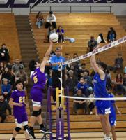 Boys Volleyball: Eagles, Spartans cross-town rivalry match