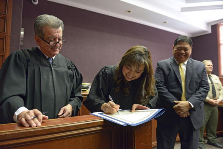 Judges sworn in