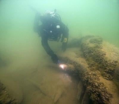 Great Lakes-Sunken Tugboat