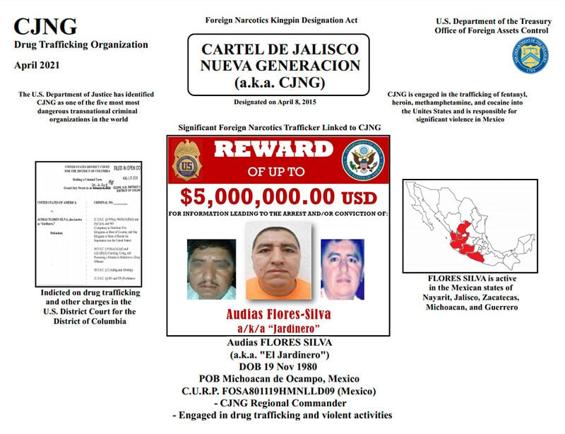 Lanza Estados Unidos ofensiva contra lugarteniente del Cartel Jalisco |  Adelante Valle | ivpressonline.com