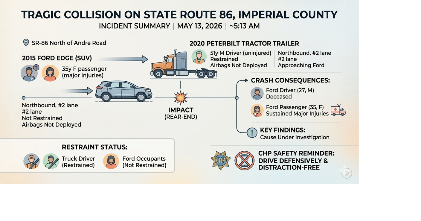 One dead, one critically injured in early-morning rear-end collision ...
