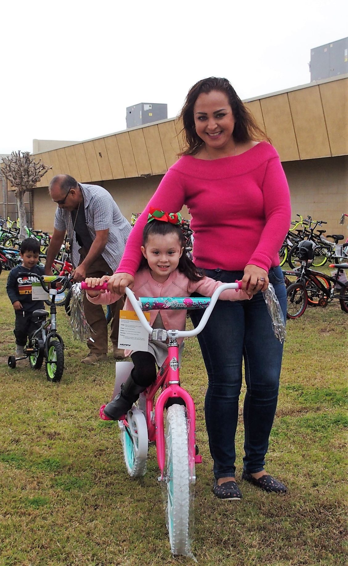 More than 100 kids receive new bikes for Christmas