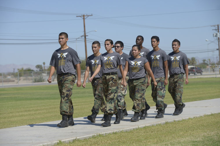 Calipatria High School’s cadet corps course preps students headed to