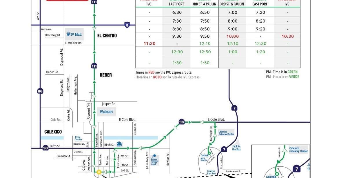 VALLEY BRIEFS: IVT announces new route to East Port of Entry | News ...