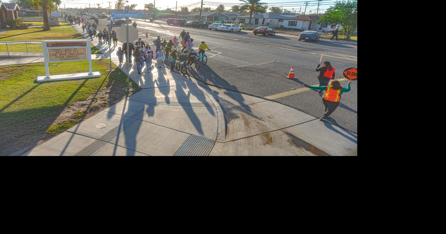 Calipatria holds Walk to School event Local News