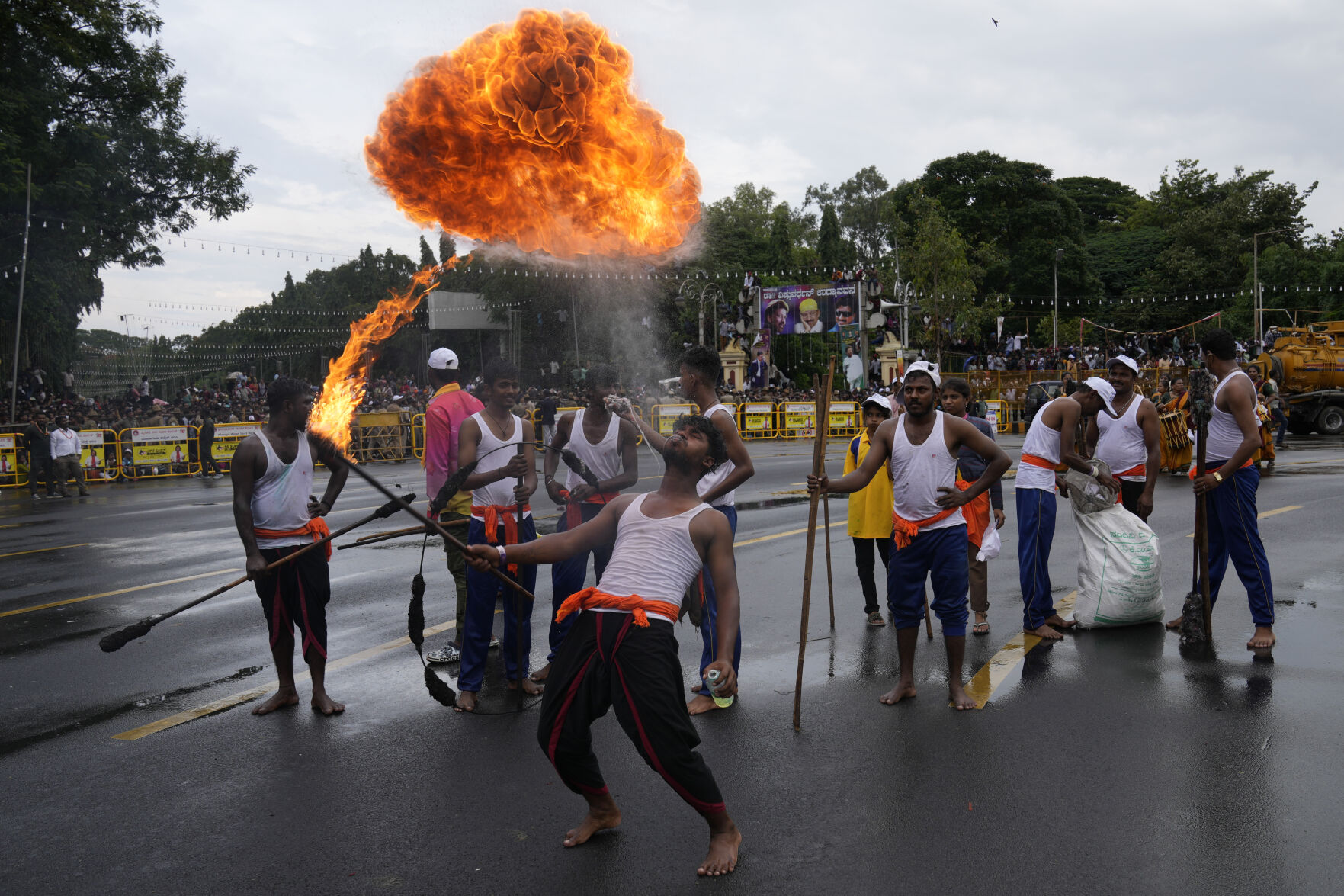 AP PHOTOS: An Elephant Procession For Dussehra Draws A Crowd In The ...