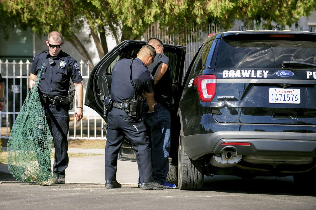 Arrest in Brawley Photos