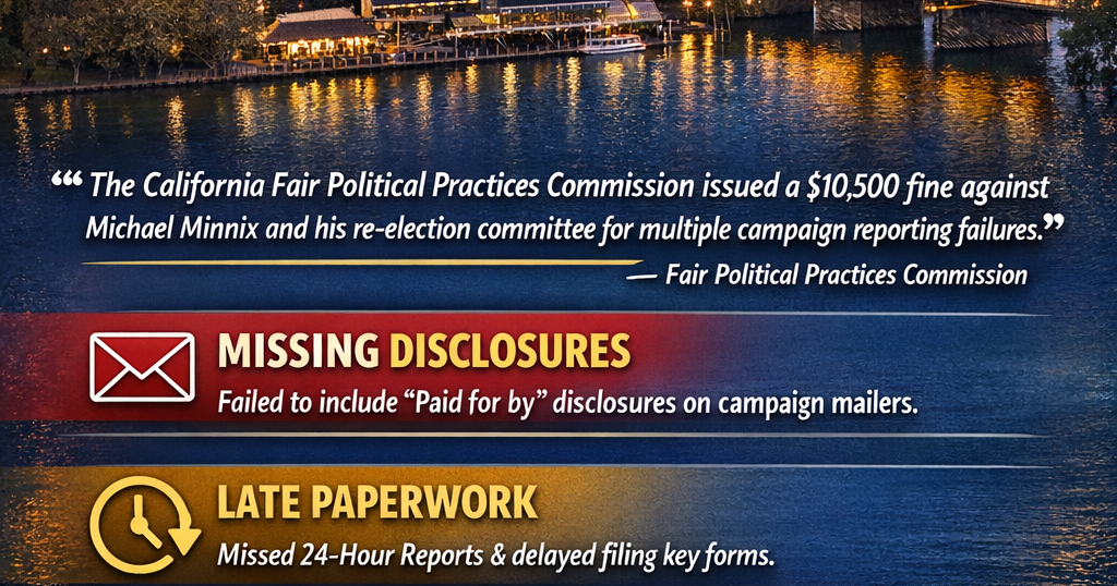 California ethics watchdog fines Michael Minnix for campaign disclosure failures