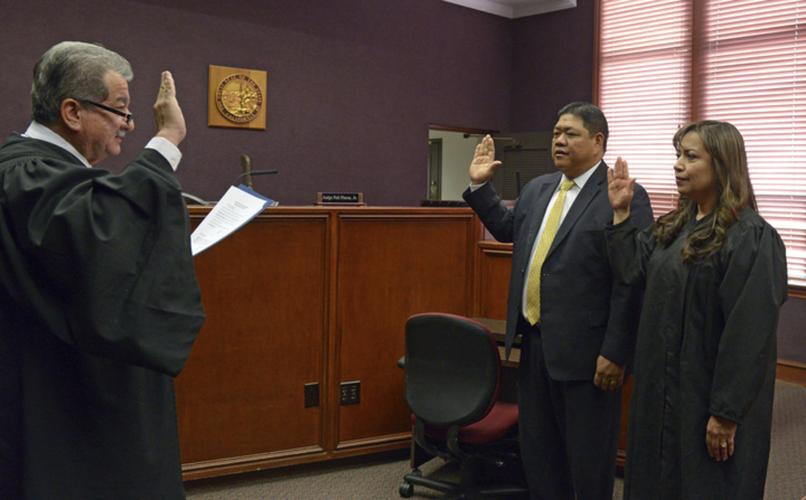 Judges sworn in