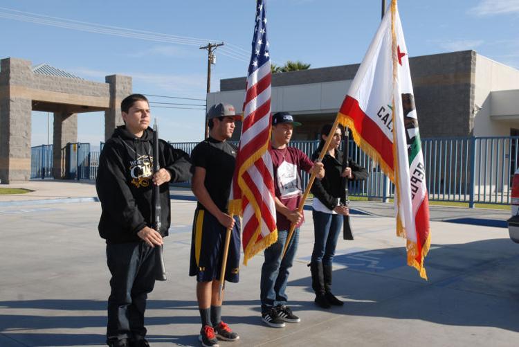 Calipatria High School cadets head off to Los Angeles Clippers game
