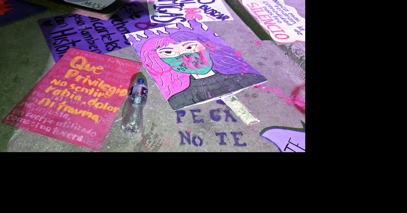 M8 protest marks feminist outrage in Mexicali