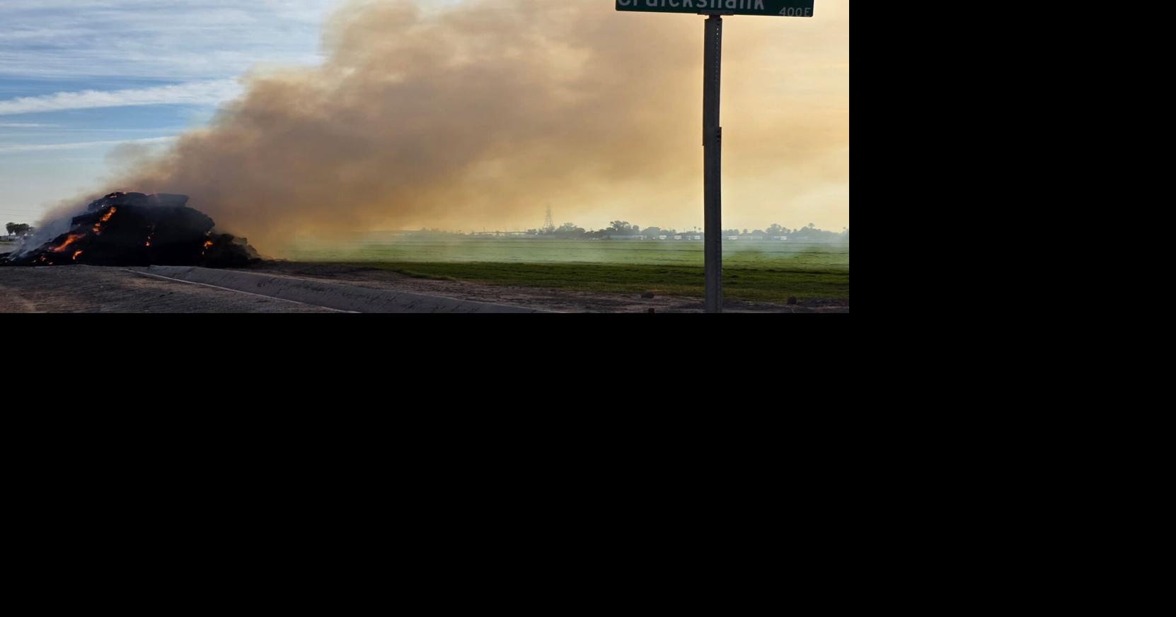 Imperial County APCD alerts public to smoke from haystack fire near ...