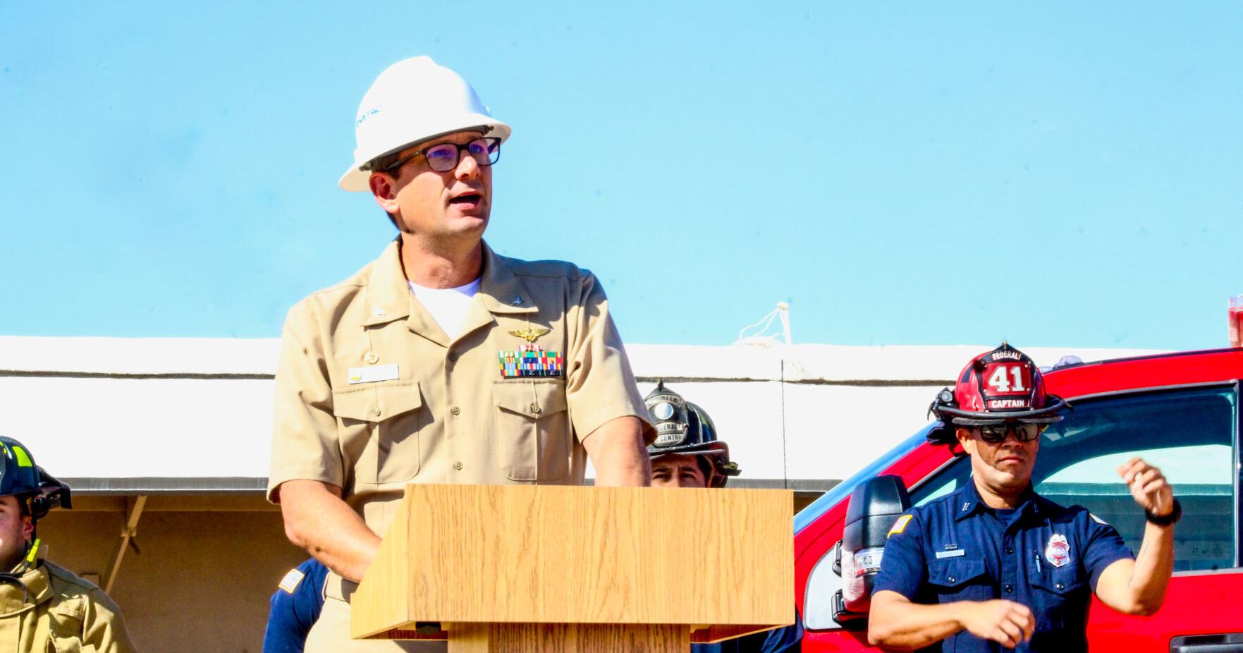 Base breaks ground for new firehouse - Vimarsana News