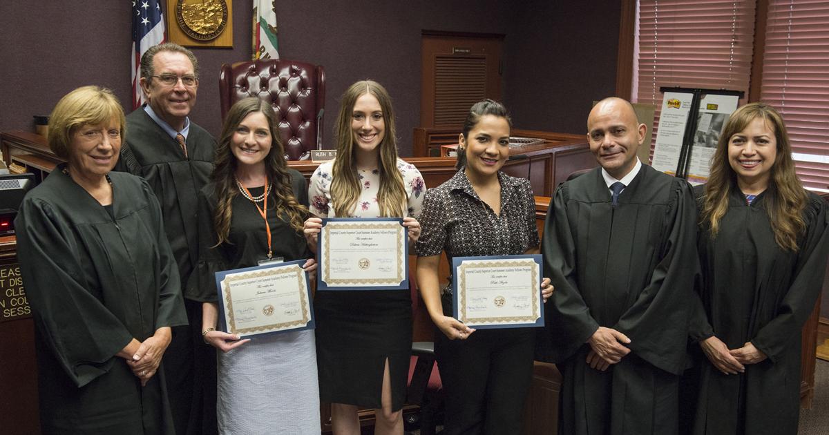 Judge Student Judges, students celebrate internship program | Local News ...