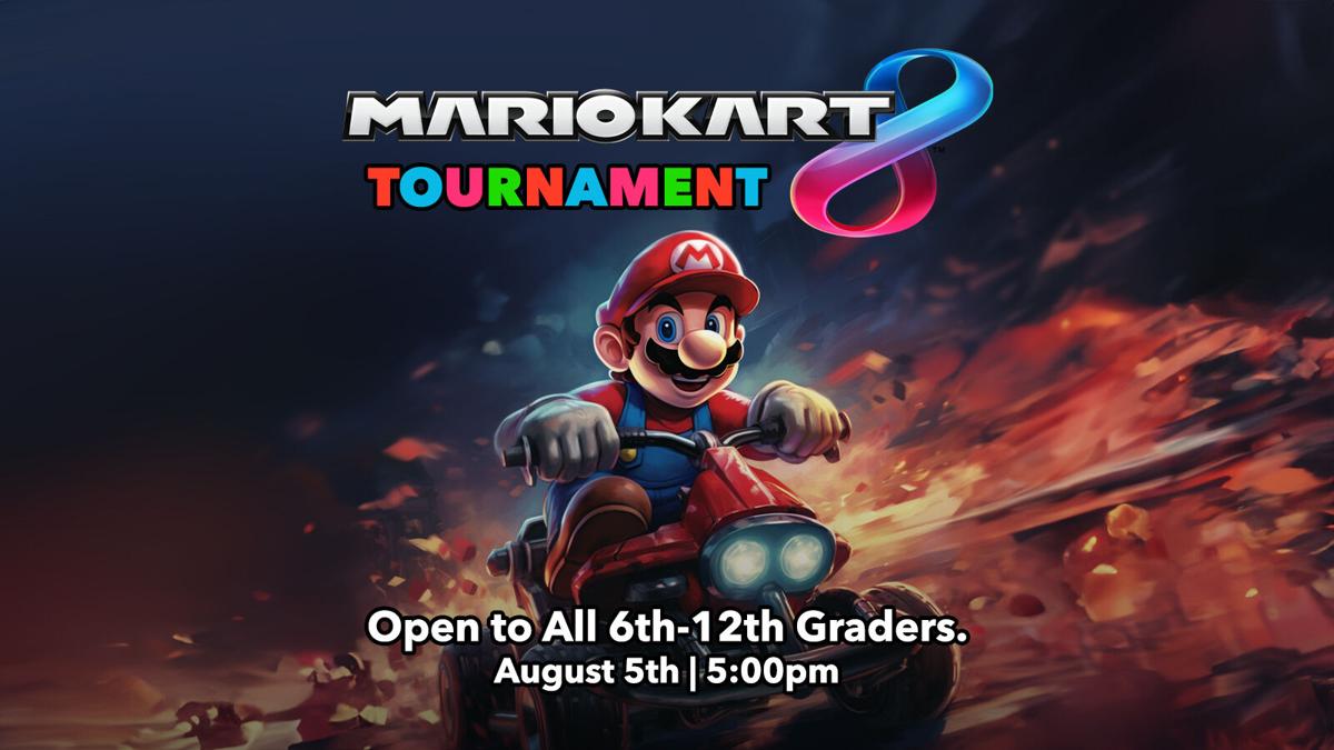 Rev your engines and race to Victory for our Mario Kart Tournament