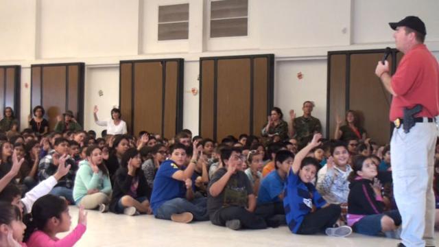 Ben Hulse Elementary students learn about the history of Red Ribbon