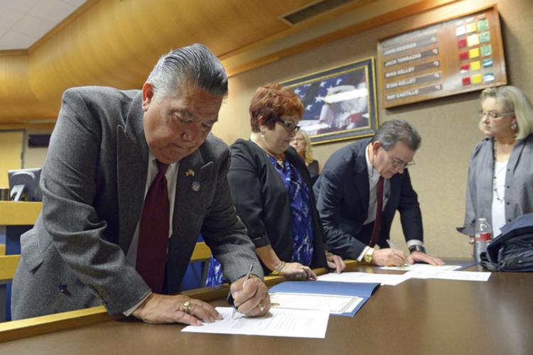 County officials swear in